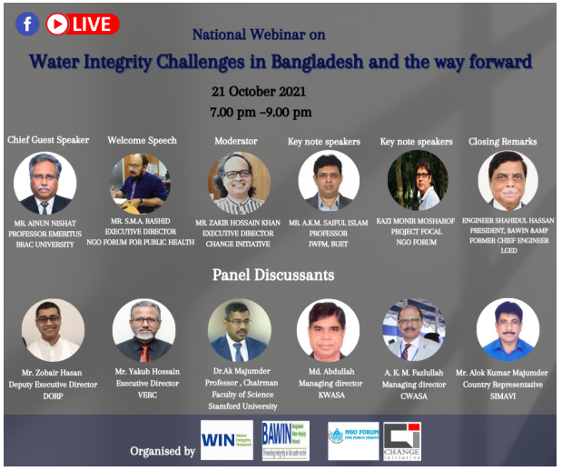 Water Integrity Challenges in Bangladesh and the Way Forward