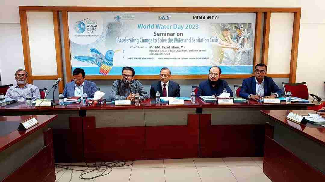 Seminar on: Accelerating Change to Solve the Water and Sanitation Crisis
