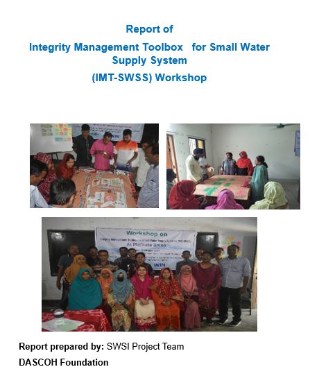 Cover of Report of Integrity Management Toolbox for Small Water Supply System (IMT-SWSS) Workshop